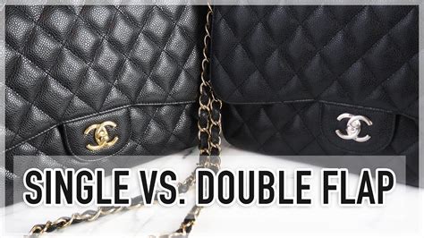 chanel maxi flap|Chanel single flap vs double.